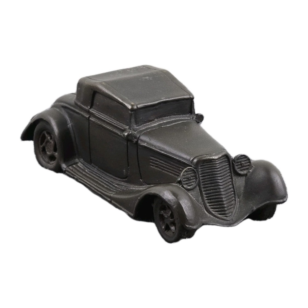 Vintage Cast Iron 1930s-Style‎ Car Paperweight Model ~5″ Long Heavy Solid Metal